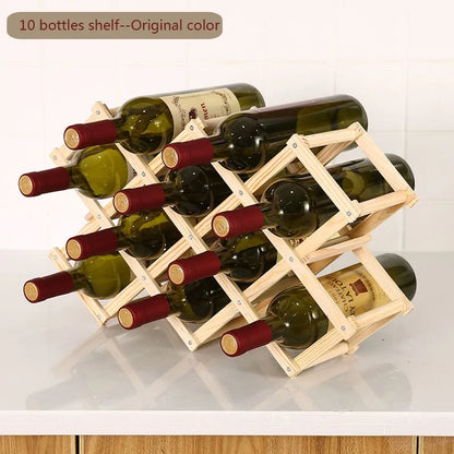 MF - Wooden Wine Rack