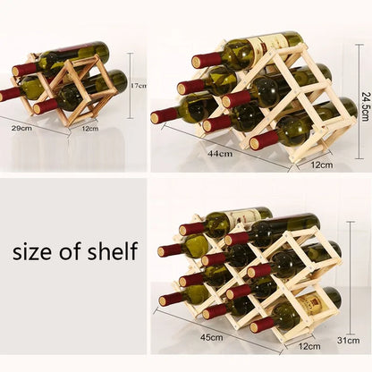 MF - Wooden Wine Rack