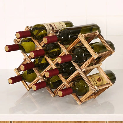 MF - Wooden Wine Rack