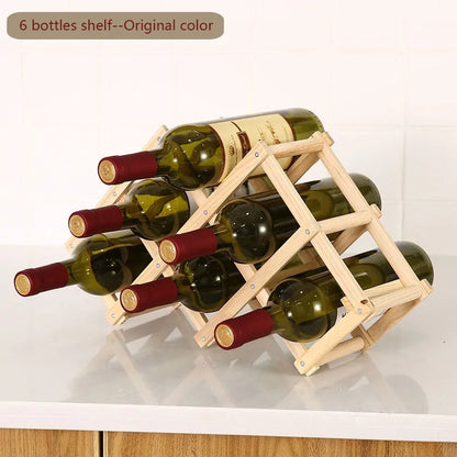 MF - Wooden Wine Rack