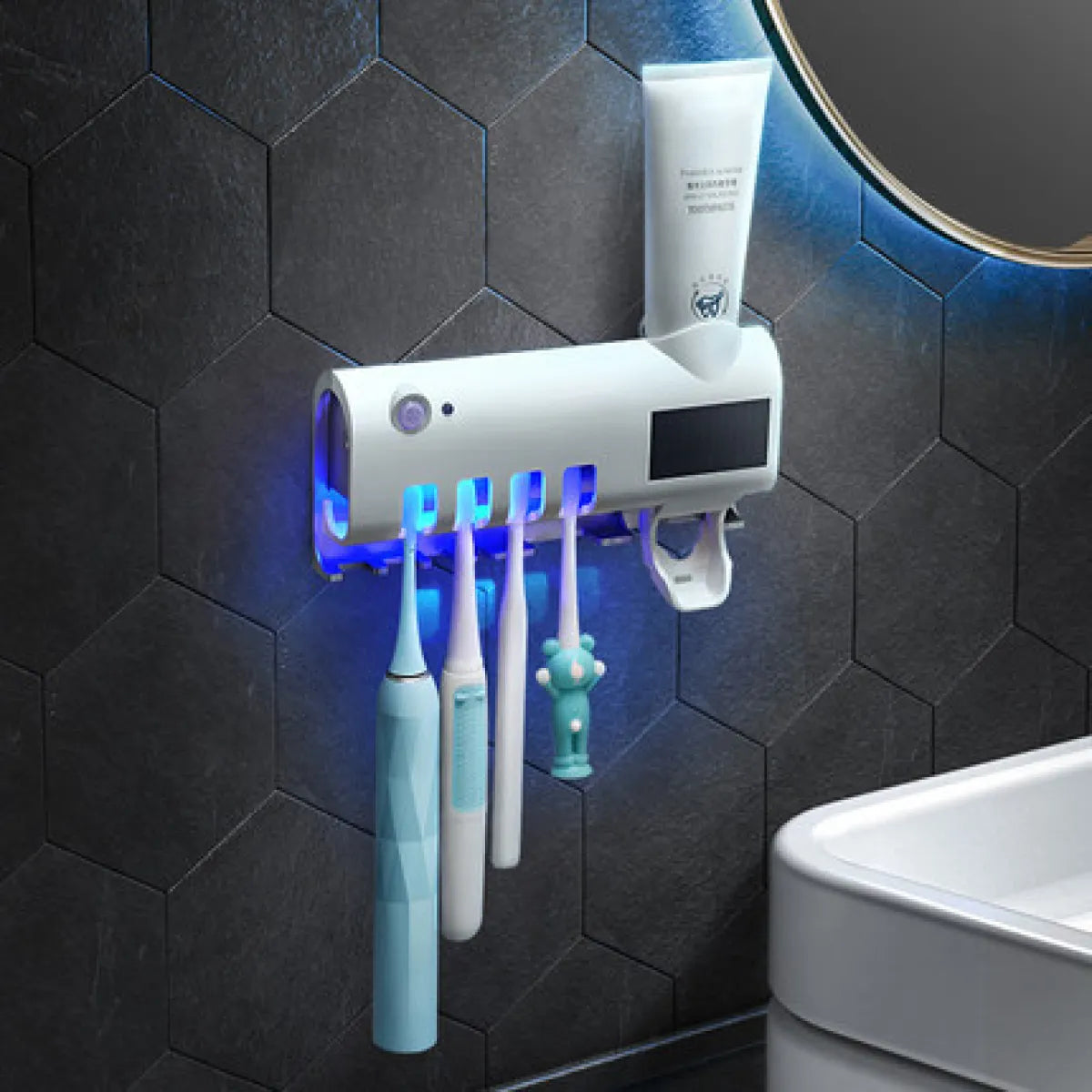 UV Toothbrush Sterilizer & Dispenser