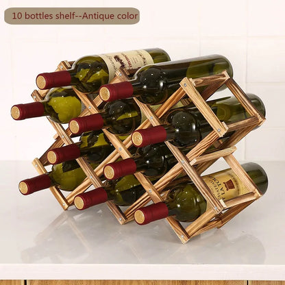 MF - Wooden Wine Rack