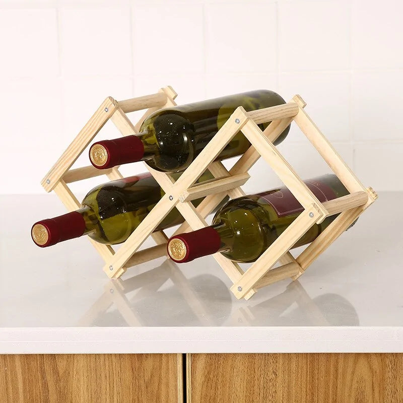 MF - Wooden Wine Rack